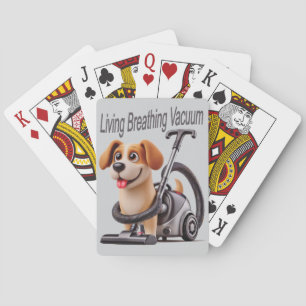 Atemvakuum Hund Spielkarten