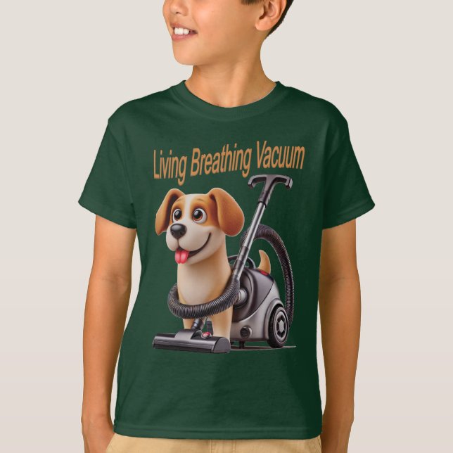 Atemvakuum Hund T-Shirt (Vorderseite)