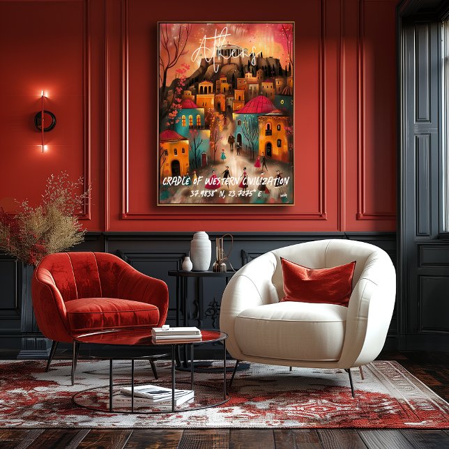 Atenas: Cuna de la Civilización Occidental Poster (Von Creator hochgeladen)