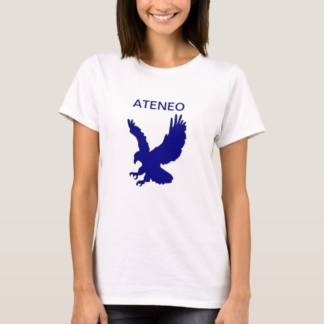 Ateneo Blau Eagle T-Shirt (Vorderseite)