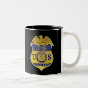 ATF-ALKOHOL-TABAK UND FEUERWAFFEN ZWEIFARBIGE TASSE