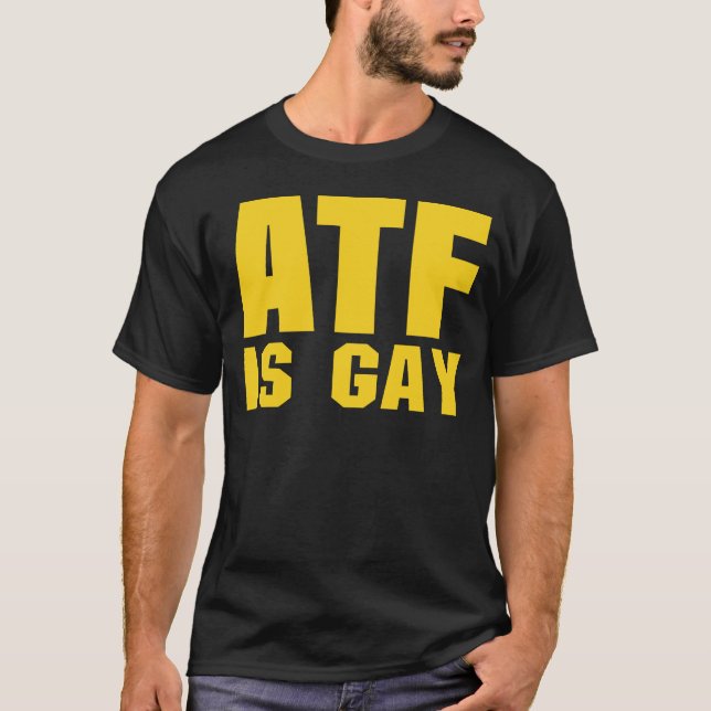 atf ist schwul T-Shirt (Vorderseite)