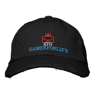 ATG Black Cap Bestickte Baseballkappe