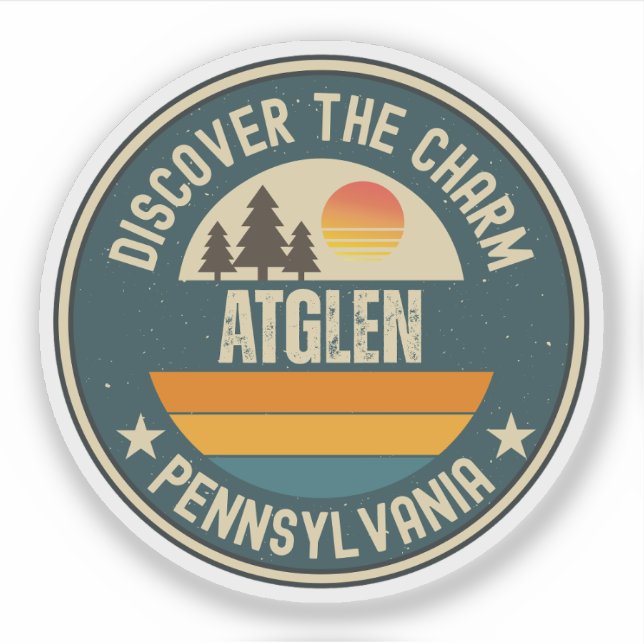 Atglen, Pennsylvania Aufkleber (Vorderseite)