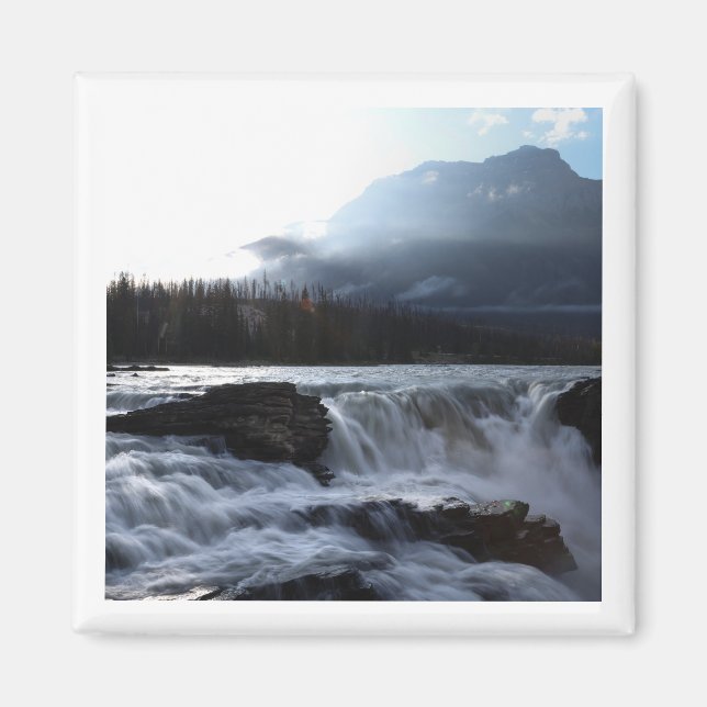 Athabasca Falls 2x2 magnet (Devant)
