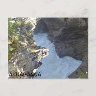Athabasca fällt durch den Canyon Postkarte