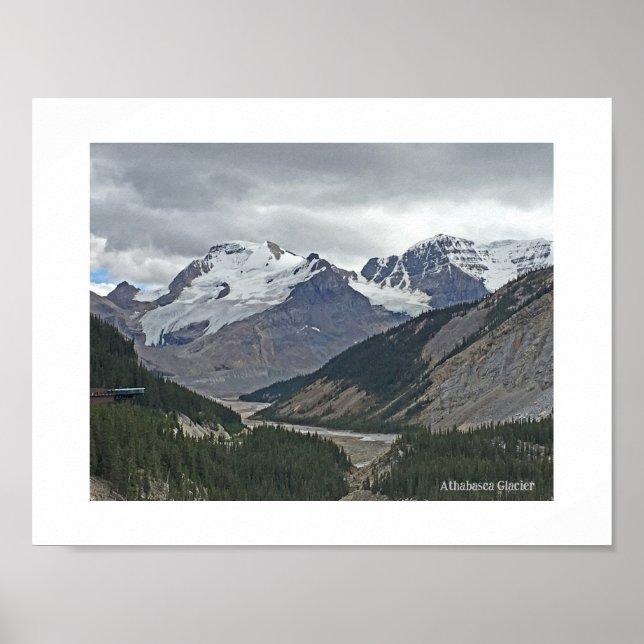 Athabasca Glacier, Columbia Icefields Alberta Poster (Vorne)