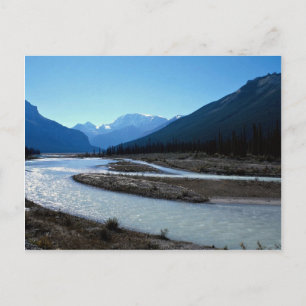 Athabasca River, Icefield Parkway, Alberta, Kanada Postkarte