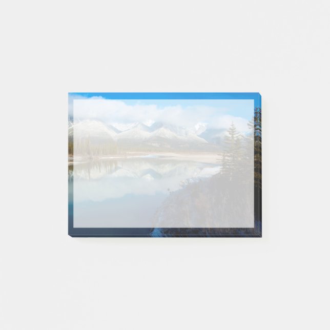 Athabasca River, Jasper Nationalpark, Alberta Post-it Klebezettel (Vorderseite)