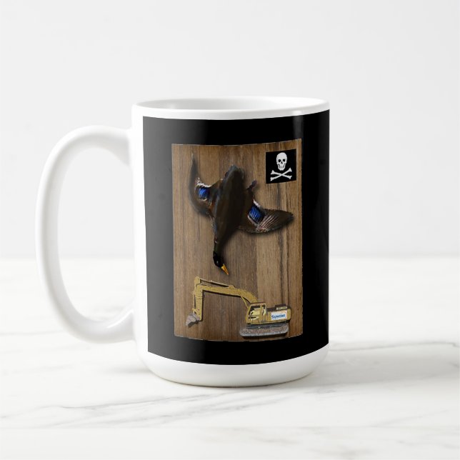 Athabasca Tar Sands Duck Mount Kaffeetasse (Links)