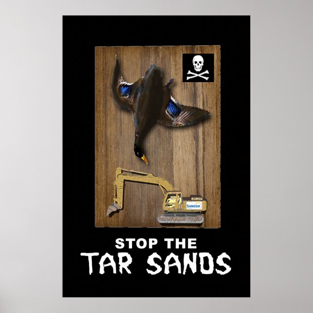 Athabasca Tar Sands Duck Mount Poster (Vorne)