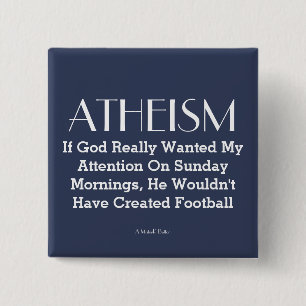ATHEISM - Ein MisterP-Button Button
