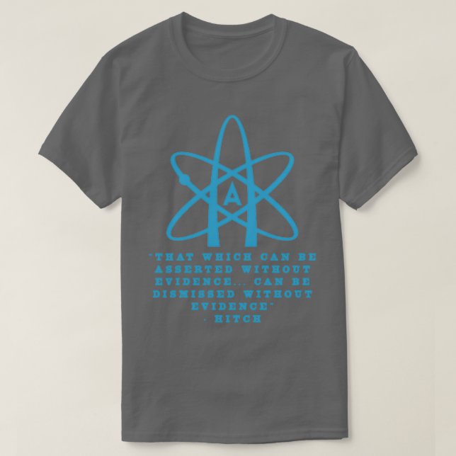 Atheism Hitchens  T-Shirt (Design vorne)