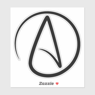 Atheism Symbol - Atheist Sign Aufkleber