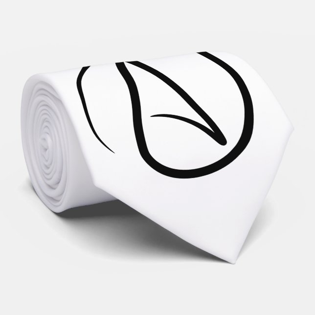 Atheism Symbol - Atheist Sign Krawatte (Gerollt)