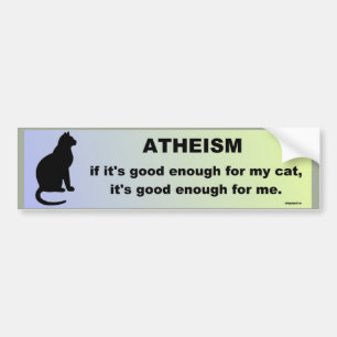 Atheismus Autoaufkleber