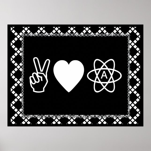 Atheismus der Liebe Poster (Vorne)