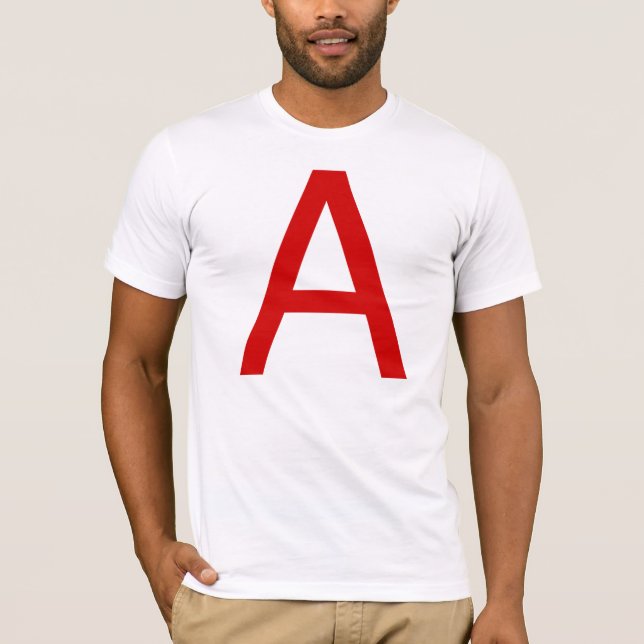 Atheismus in Helvetica (Versalien) T-Shirt (Vorderseite)