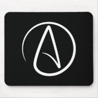 Atheismus-Piktogramm Mousepad