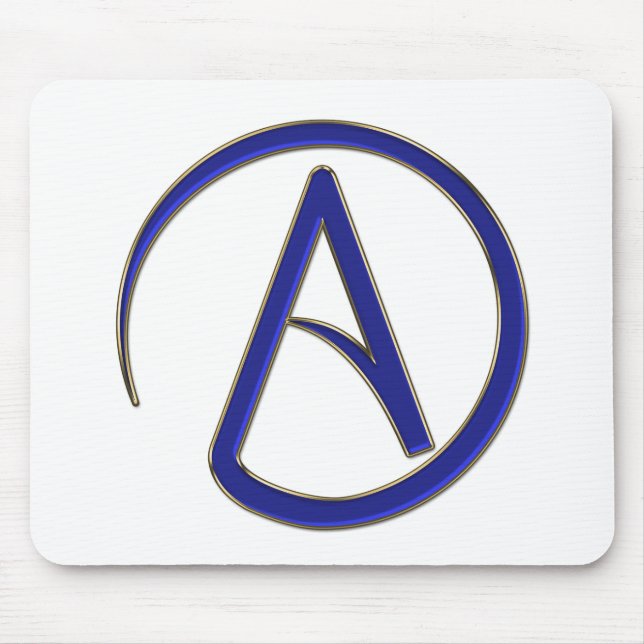 Atheismus-Symbol Mousepad (Vorne)