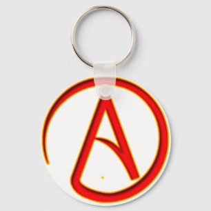Atheismus-Symbol Schlüsselanhänger