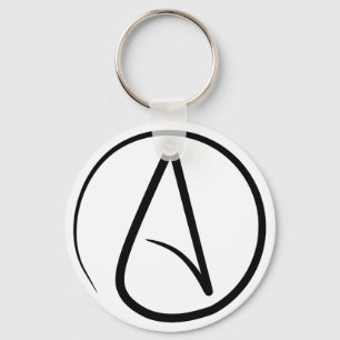 Atheismus-Symbol Schlüsselanhänger