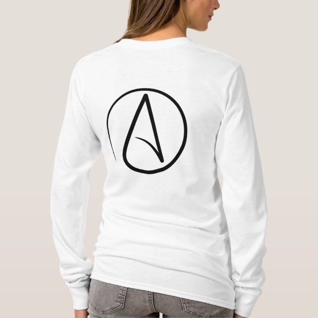 Atheismus T-Shirt (Rückseite)