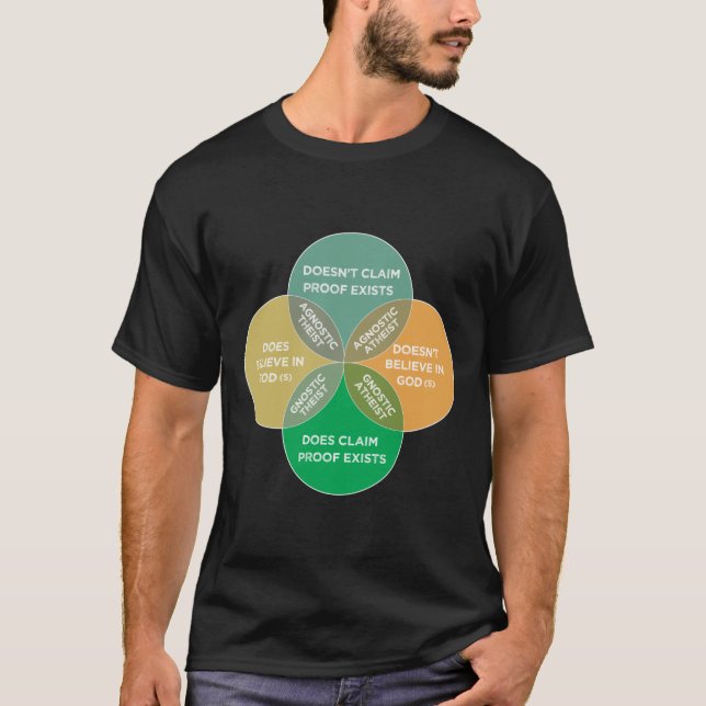 Atheismus und Agnostik sind nicht gegenseitig ausg T-Shirt (Vorderseite)