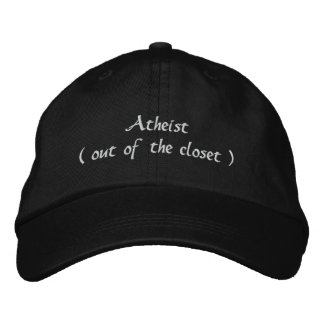 Atheist (aus dem Schrank) Bestickte Kappe