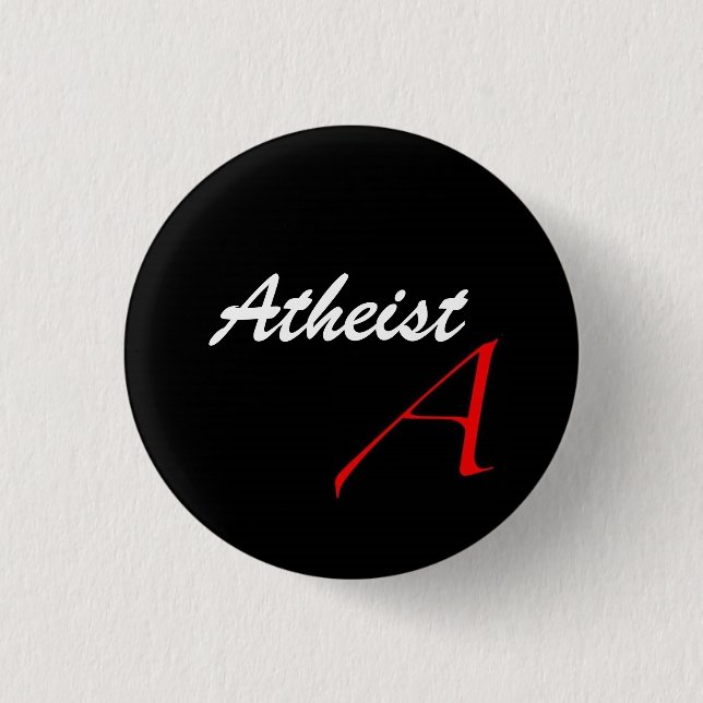 Atheist Button-Abzeichen Button (Vorderseite)