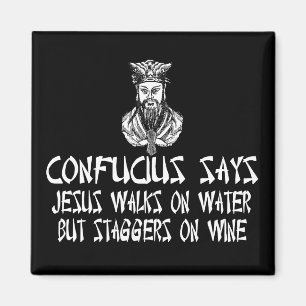 Atheist Confucius Magnet