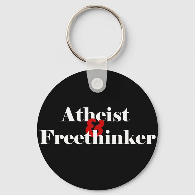 Atheist & Freethinker Schlüsselanhänger (Vorderseite)