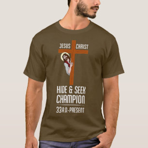 Atheist Gear Jesus verborgen Seek Champion T-Shirt