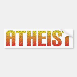Atheist, Höllendrahtzaunart Autoaufkleber