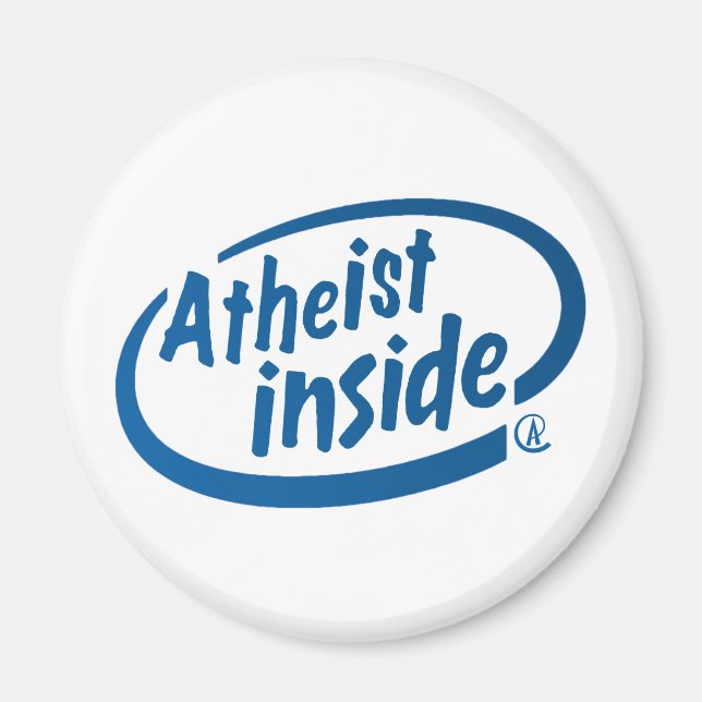 Atheist Inside Magnet (Vorne)