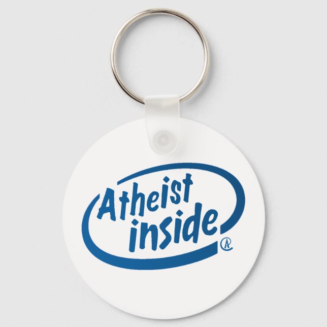Atheist Inside Schlüsselanhänger (Vorderseite)