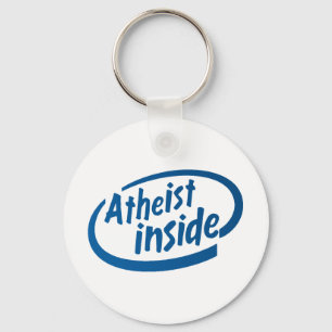 Atheist nach innen schlüsselanhänger