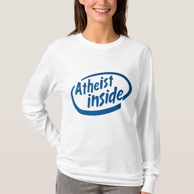 Atheist nach innen T-Shirt (Vorderseite)