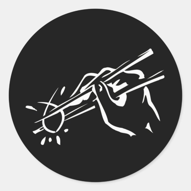 Atheist Sushi! (ichthys) Runder Aufkleber (Vorderseite)