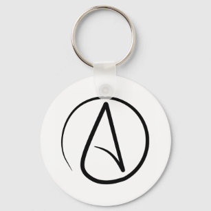 Atheist Symbol Keychain Schlüsselanhänger