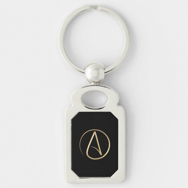Atheist Symbol Schlüsselanhänger (Vorderseite)