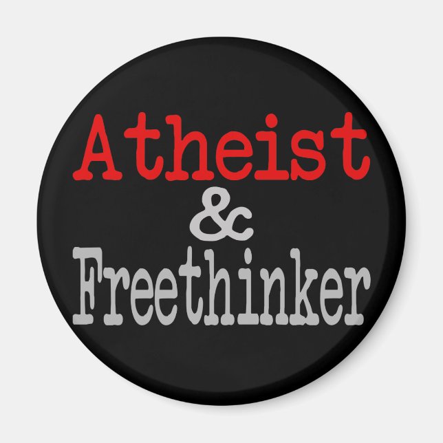 Atheist und Freethinker Magnet (Vorne)