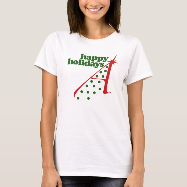 Atheist Xmas Tree T-Shirt (Vorderseite)