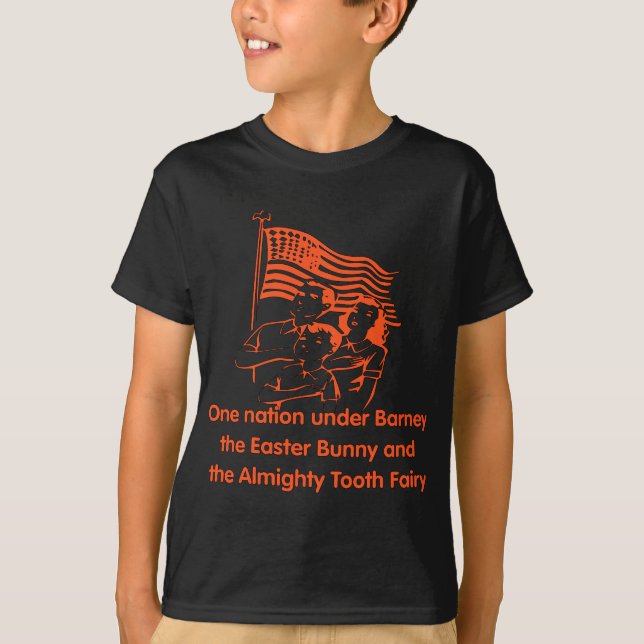 Atheistische Bürgschaft T-Shirt (Vorderseite)