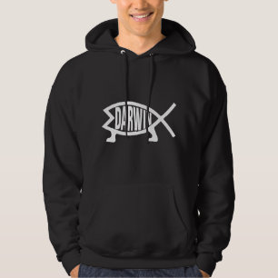 Atheistische Charles Darwin Evolutionstheorie Fisc Hoodie