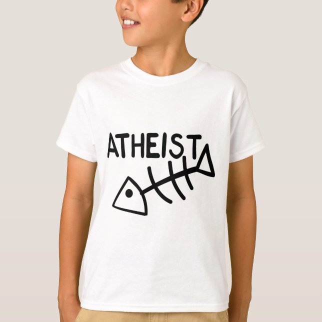 Atheistische Fische T-Shirt (Vorderseite)