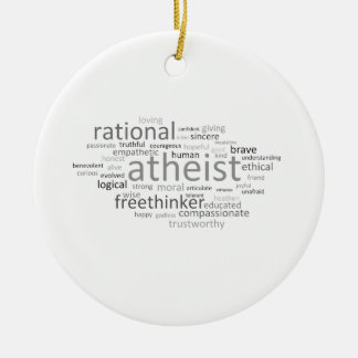 Atheistische Wolke Keramikornament