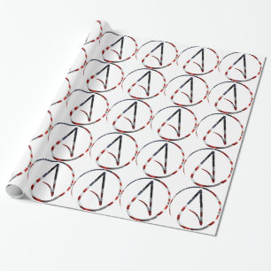 Atheistischer Amerikaner Geschenkpapier
