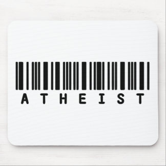 Atheistischer Bar-Code Mousepad