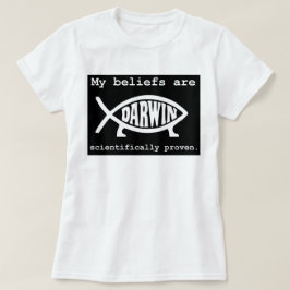 Atheistischer Darwin-T - Shirt